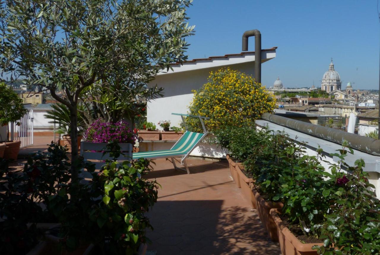 Apartment Spanish Steps With Panoramic Roof-Terrace Řím Exteriér fotografie